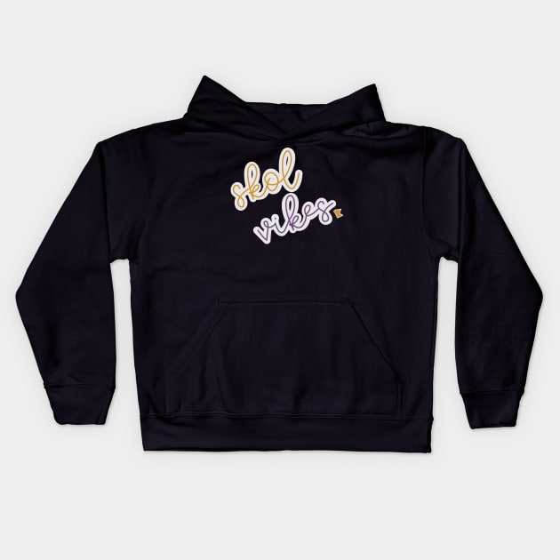 Skol Vikes Kids Hoodie by A + J Creative Co